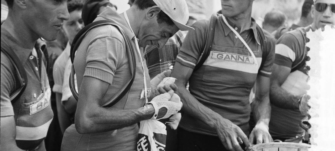 Coppi preparing for a day at Le Tour